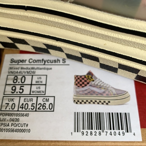 VANS SUPER COMFYCUSH S MIXED MEDIA Multiantique WM - Picture 15 of 15